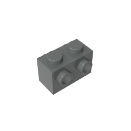 GDS-648 - Brick Special 1 x 2 with Studs on 2 Sides