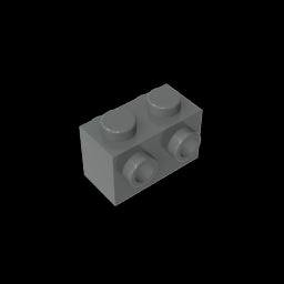 GDS-648 - Brick Special 1 x 2 with Studs on 2 Sides