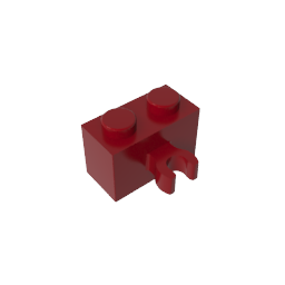 GDS-651 - Brick Special 1 x 2 with Vertical Clip [Thick U Clip]
