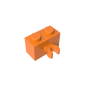 GDS-651 - Brick Special 1 x 2 with Vertical Clip [Thick U Clip]