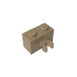GDS-651 - Brick Special 1 x 2 with Vertical Clip [Thick U Clip]