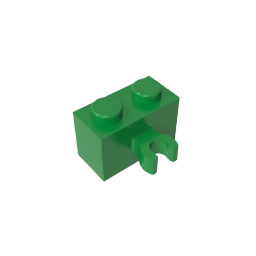 GDS-651 - Brick Special 1 x 2 with Vertical Clip [Thick U Clip]