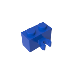 GDS-651 - Brick Special 1 x 2 with Vertical Clip [Thick U Clip]