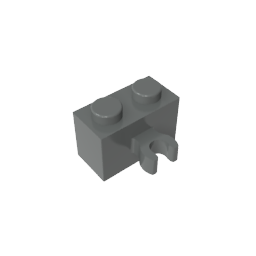 GDS-651 - Brick Special 1 x 2 with Vertical Clip [Thick U Clip]