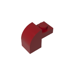 GDS-654 - Brick Curved 1 x 2 x 1 1/3 with Curved Top