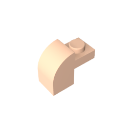 GDS-654 - Brick Curved 1 x 2 x 1 1/3 with Curved Top