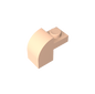 GDS-654 - Brick Curved 1 x 2 x 1 1/3 with Curved Top