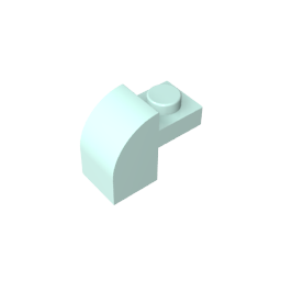 GDS-654 - Brick Curved 1 x 2 x 1 1/3 with Curved Top