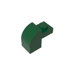 GDS-654 - Brick Curved 1 x 2 x 1 1/3 with Curved Top