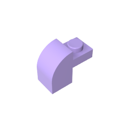 GDS-654 - Brick Curved 1 x 2 x 1 1/3 with Curved Top