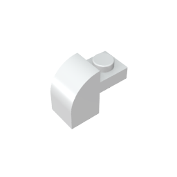 GDS-654 - Brick Curved 1 x 2 x 1 1/3 with Curved Top