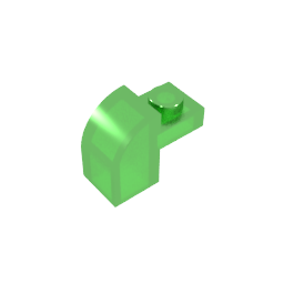 GDS-654 - Brick Curved 1 x 2 x 1 1/3 with Curved Top