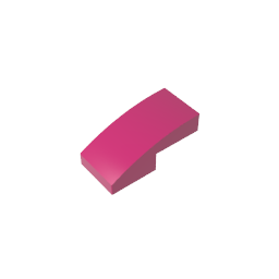 GDS-656 - Slope Curved 2 x 1 No Studs [1/2 Bow]