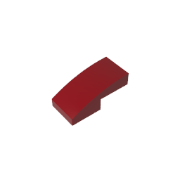 GDS-656 - Slope Curved 2 x 1 No Studs [1/2 Bow]