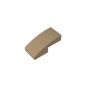 GDS-656 - Slope Curved 2 x 1 No Studs [1/2 Bow]