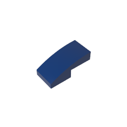 GDS-656 - Slope Curved 2 x 1 No Studs [1/2 Bow]