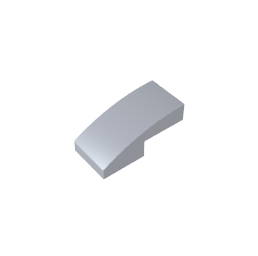 GDS-656 - Slope Curved 2 x 1 No Studs [1/2 Bow]