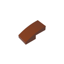 GDS-656 - Slope Curved 2 x 1 No Studs [1/2 Bow]