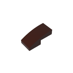 GDS-656 - Slope Curved 2 x 1 No Studs [1/2 Bow]
