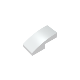 GDS-656 - Slope Curved 2 x 1 No Studs [1/2 Bow]