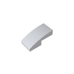GDS-656 - Slope Curved 2 x 1 No Studs [1/2 Bow]