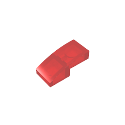 GDS-656 - Slope Curved 2 x 1 No Studs [1/2 Bow]