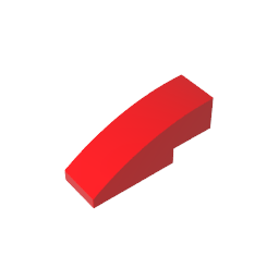 GDS-657 - Slope Curved 3 x 1 No Studs
