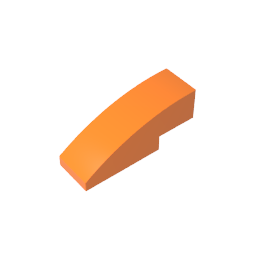 GDS-657 - Slope Curved 3 x 1 No Studs