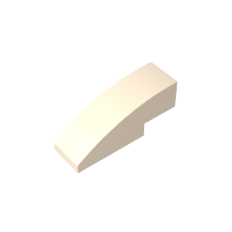 GDS-657 - Slope Curved 3 x 1 No Studs