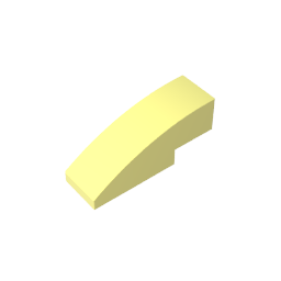GDS-657 - Slope Curved 3 x 1 No Studs