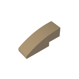 GDS-657 - Slope Curved 3 x 1 No Studs