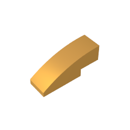 GDS-657 - Slope Curved 3 x 1 No Studs