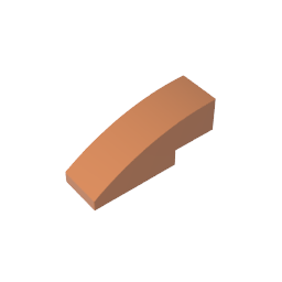 GDS-657 - Slope Curved 3 x 1 No Studs