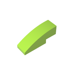 GDS-657 - Slope Curved 3 x 1 No Studs