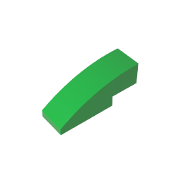 GDS-657 - Slope Curved 3 x 1 No Studs