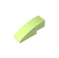 GDS-657 - Slope Curved 3 x 1 No Studs