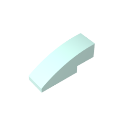 GDS-657 - Slope Curved 3 x 1 No Studs