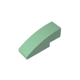 GDS-657 - Slope Curved 3 x 1 No Studs