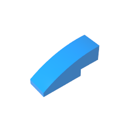 GDS-657 - Slope Curved 3 x 1 No Studs