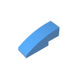 GDS-657 - Slope Curved 3 x 1 No Studs