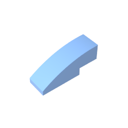 GDS-657 - Slope Curved 3 x 1 No Studs