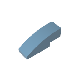 GDS-657 - Slope Curved 3 x 1 No Studs