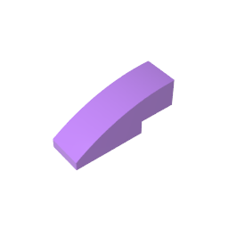GDS-657 - Slope Curved 3 x 1 No Studs