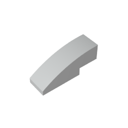 GDS-657 - Slope Curved 3 x 1 No Studs