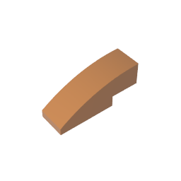 GDS-657 - Slope Curved 3 x 1 No Studs