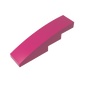 GDS-658 - Slope Curved 4 x 1 No Studs [Stud Holder with Asymmetric Ridges]