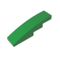 GDS-658 - Slope Curved 4 x 1 No Studs [Stud Holder with Asymmetric Ridges]