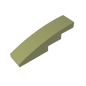 GDS-658 - Slope Curved 4 x 1 No Studs [Stud Holder with Asymmetric Ridges]