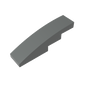 GDS-658 - Slope Curved 4 x 1 No Studs [Stud Holder with Asymmetric Ridges]