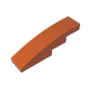GDS-658 - Slope Curved 4 x 1 No Studs [Stud Holder with Asymmetric Ridges]